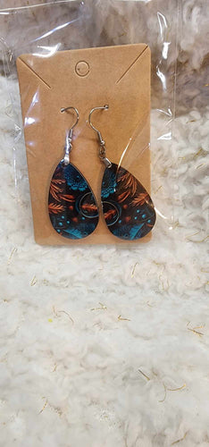 Sublimation Hook Ear Rings