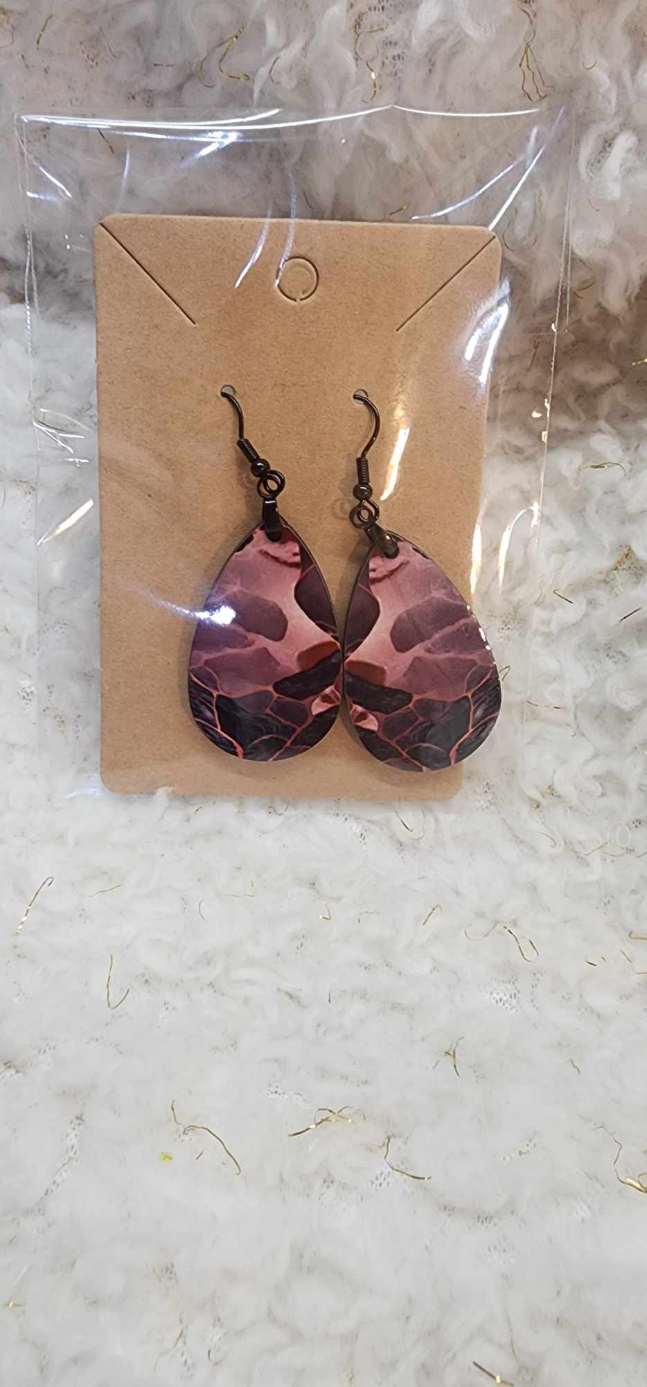 Sublimation Hook Ear Rings