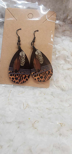Sublimation Hook Ear Rings