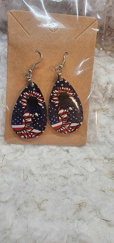 Sublimation Hook Ear Rings