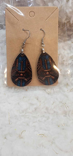 Sublimation Hook Ear Rings