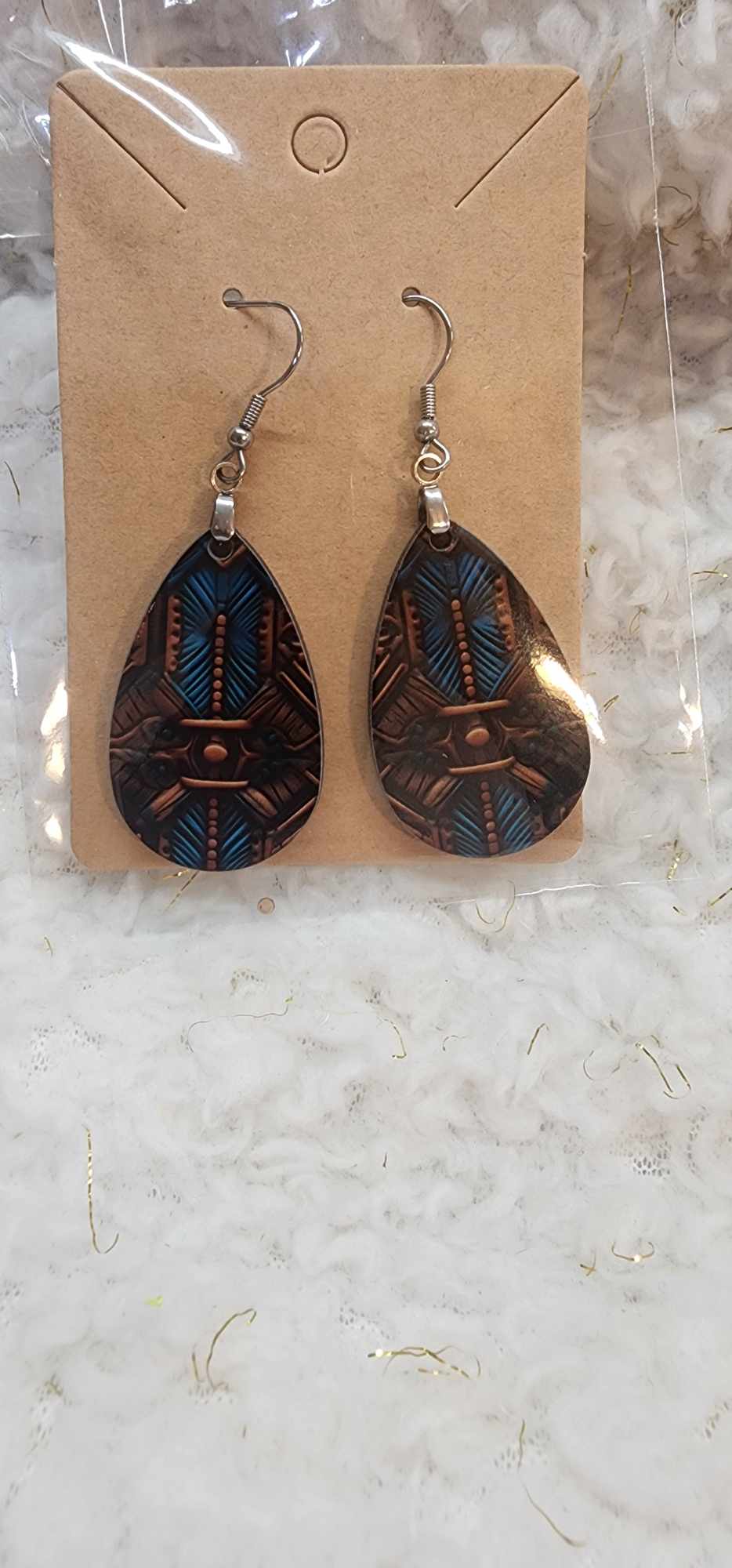Sublimation Hook Ear Rings