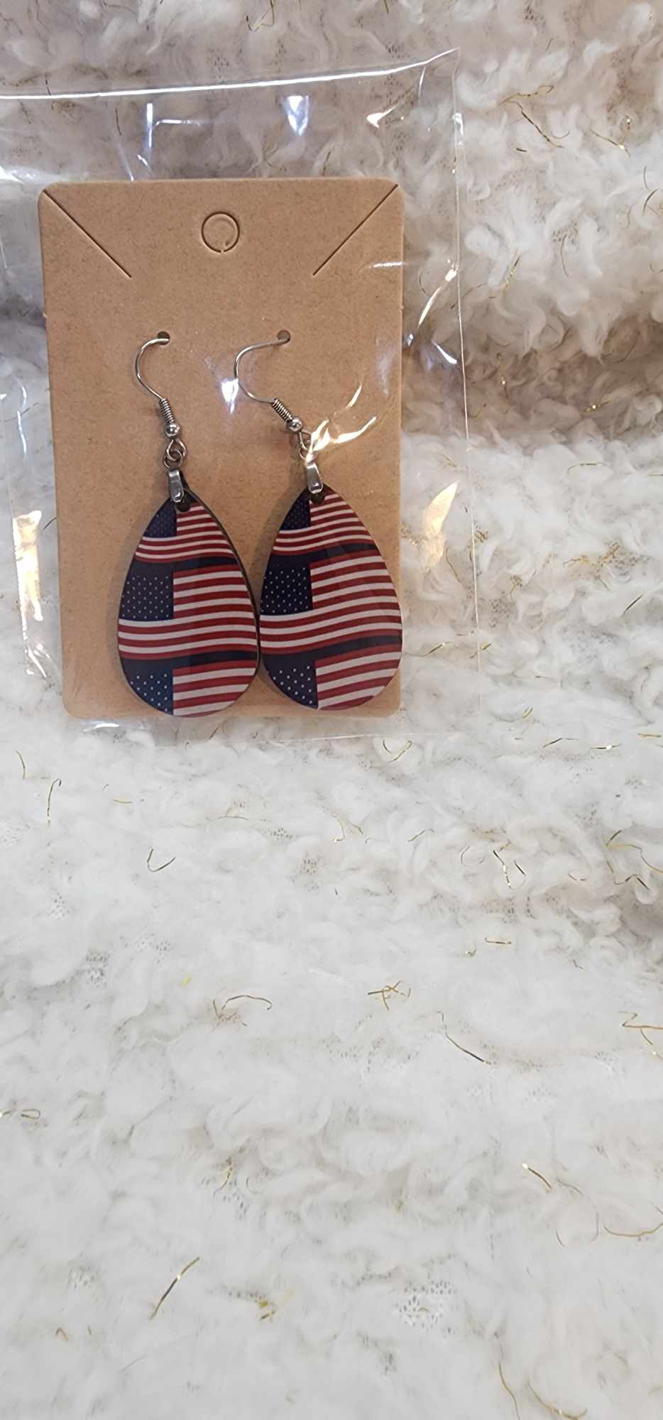 Sublimation Hook Ear Rings
