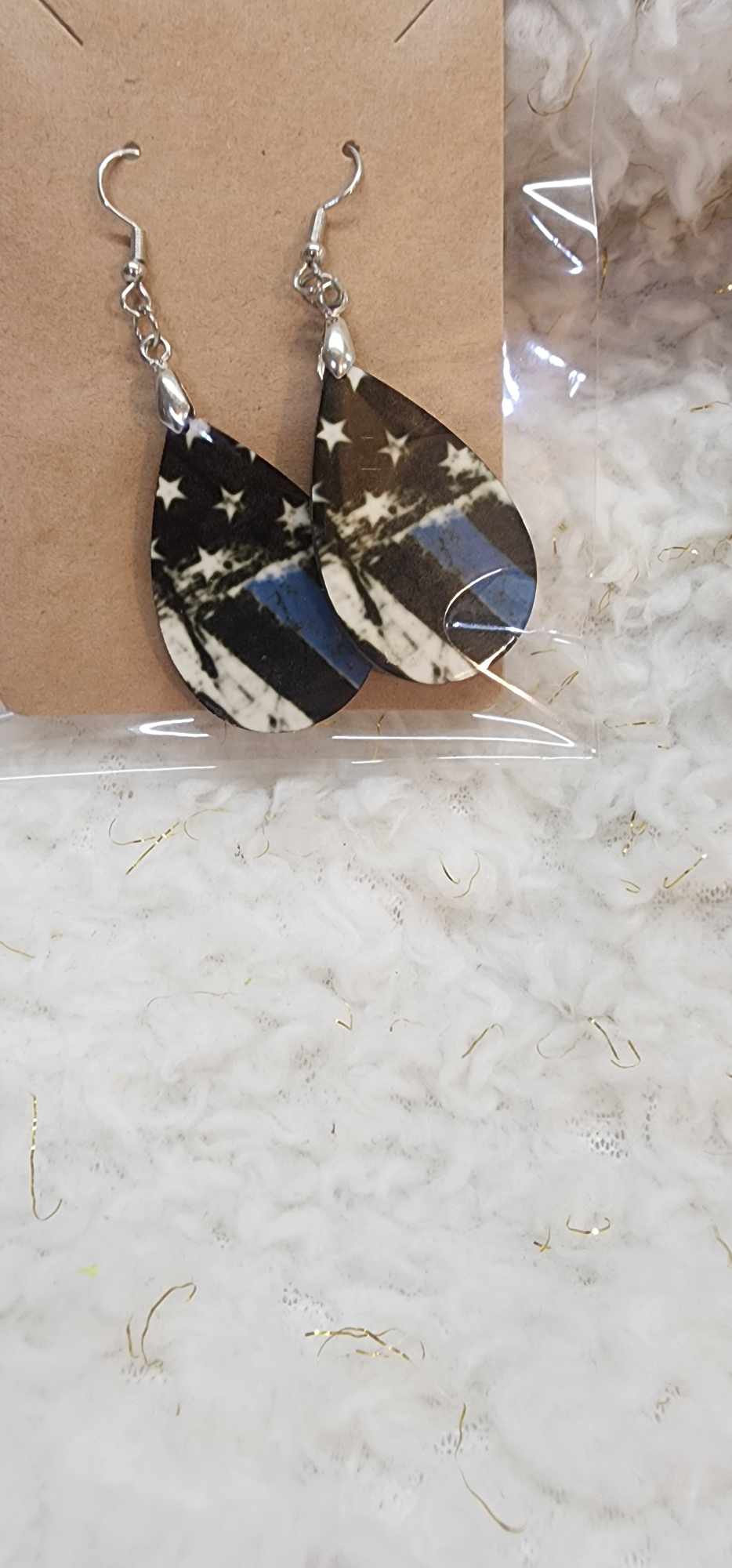 Sublimation Hook Ear Rings