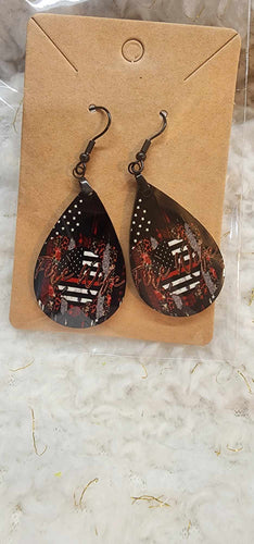 Sublimation Hook Ear Rings