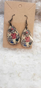 Sublimation Hook Ear Rings